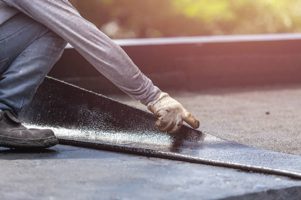 Professional Waterproofing technician working in Salem, NC